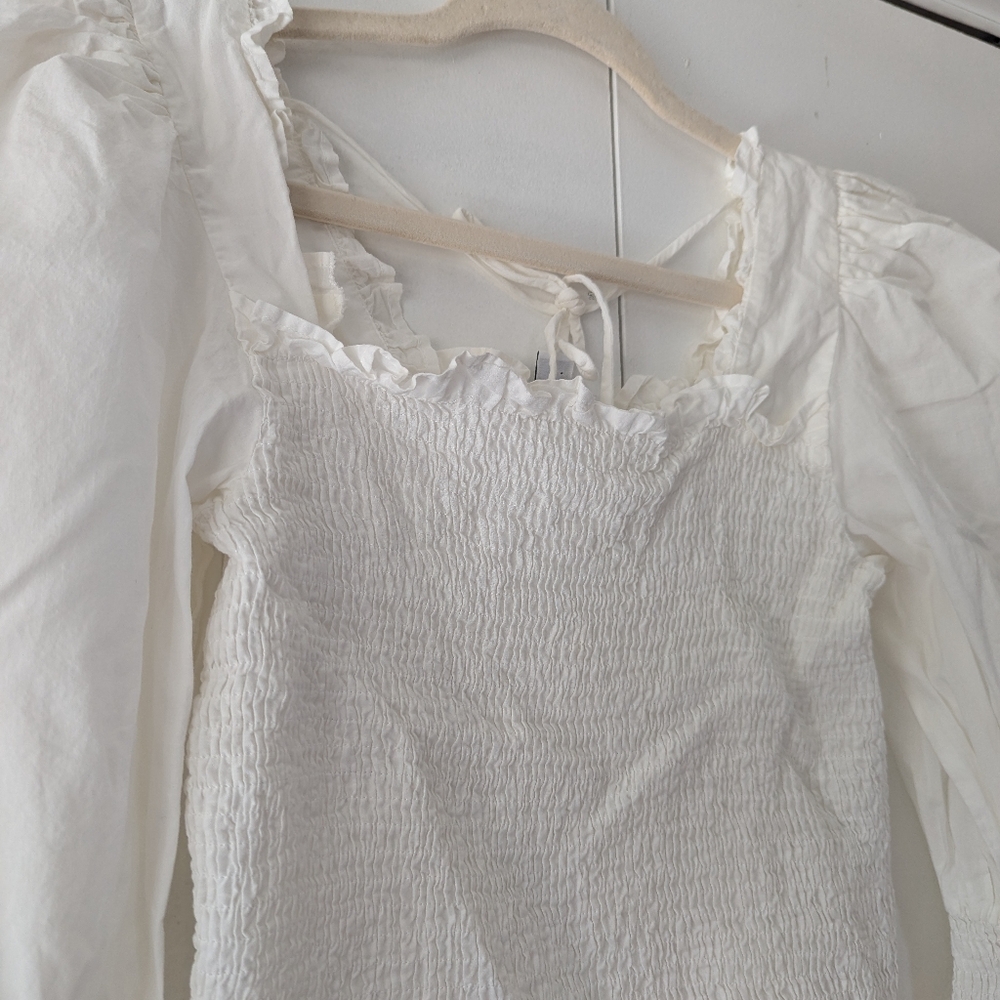 TopShop Smock Blouse - Picture 2 of 5